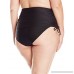 Coastal Blue Women's Plus Size Swimwear Skirted Bottom with Side Drawstrings Ebony B01N6BCCXK